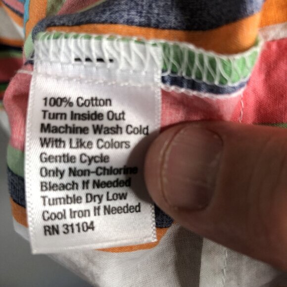 Red Camel Top Womens Large Rainbow Stripes Halter Babydoll Y2K Retro Summer - Picture 7 of 16